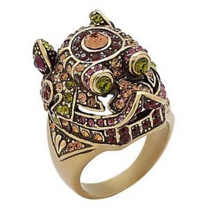 HEIDI DAUS "GLITTERING GUARDIAN FU DOG" RING